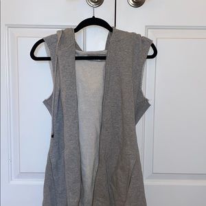 Sleeveless sweatshirt vest